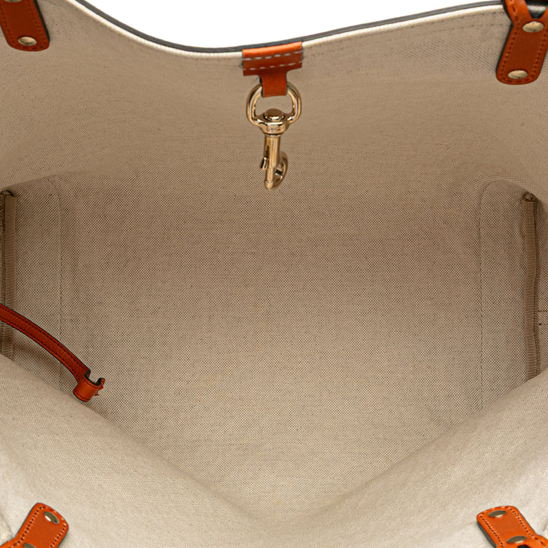 Medium Diamante Canvas Craft Tote - Image 4