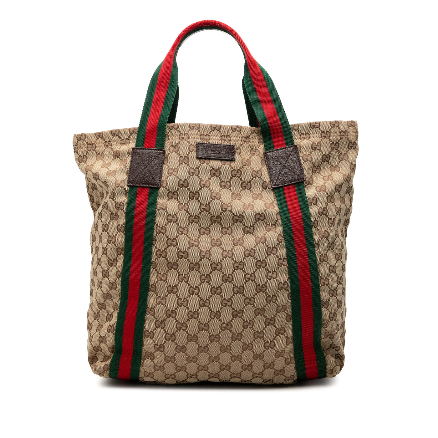GG Canvas Web Tote - Image 1
