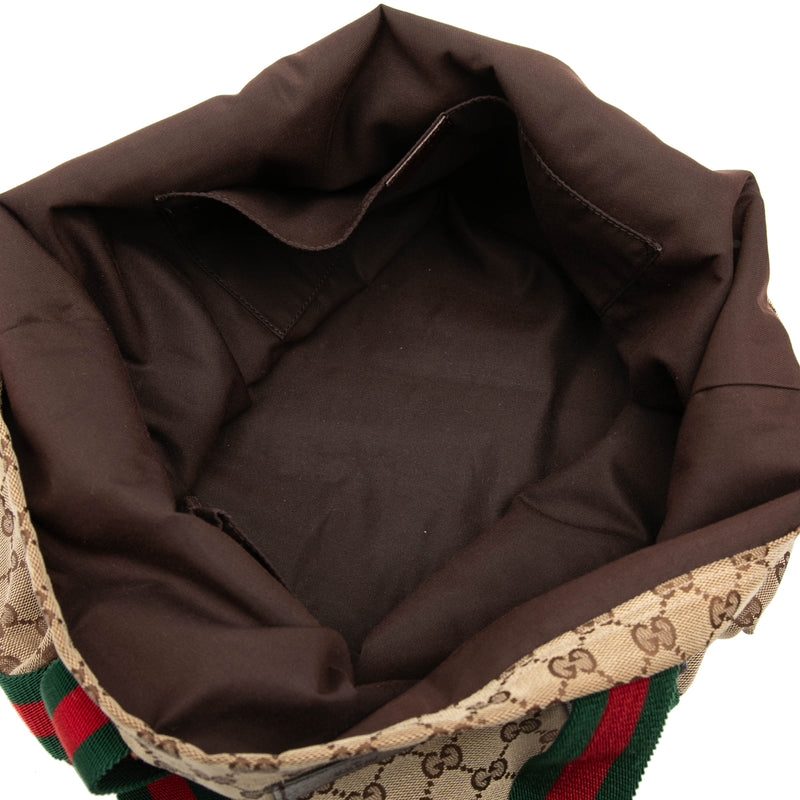 GG Canvas Web Tote - Image 4