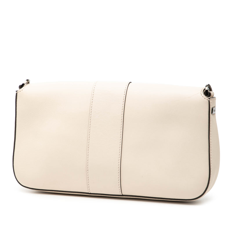 Whipstitch Leather Baguette Crossbody - Image 2