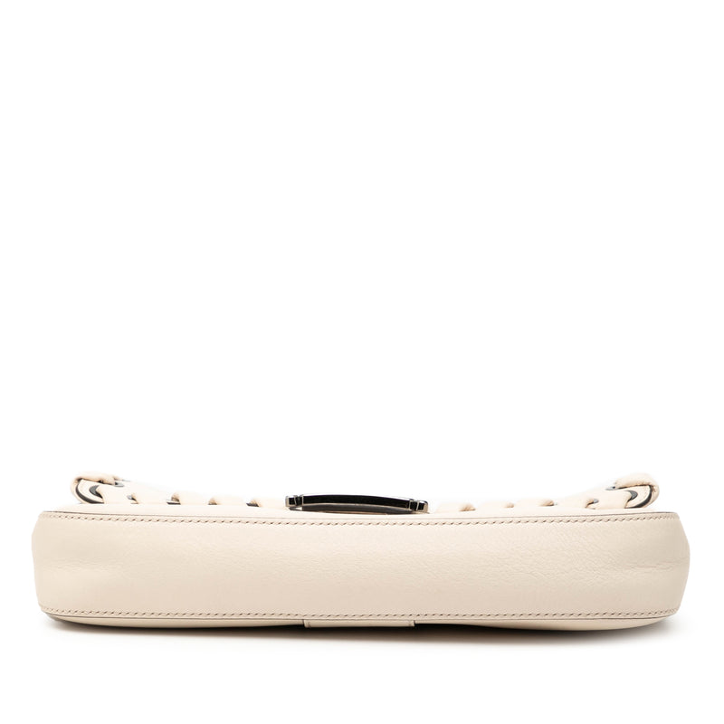 Whipstitch Leather Baguette Crossbody - Image 3
