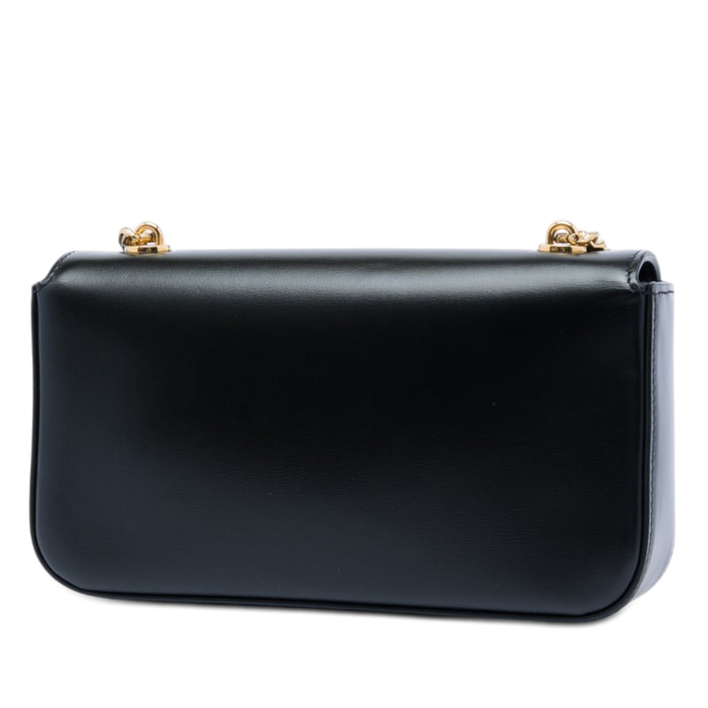 Shiny Calfskin Claude Chain Shoulder Bag - Image 2