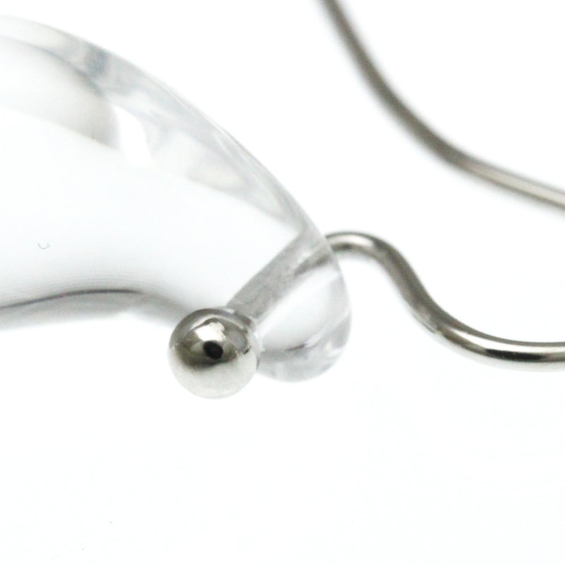 Tiffany & Co. Elsa Peretti Teardrop Platinum With Crystal Silver Bijoux