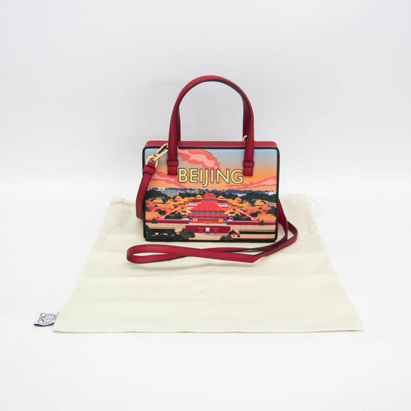 Loewe Postal Leather Multicolour Bag