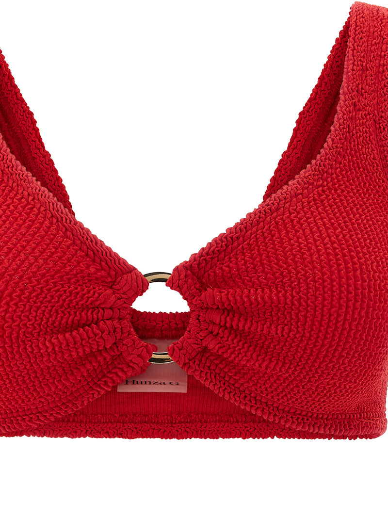 Red Polyamide Bikini