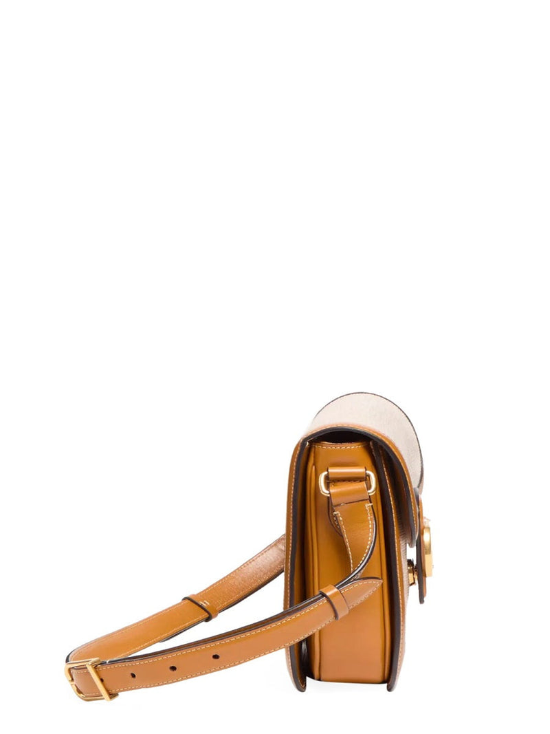 Valentino Garavani Shoulder Bag — Beige Cotton