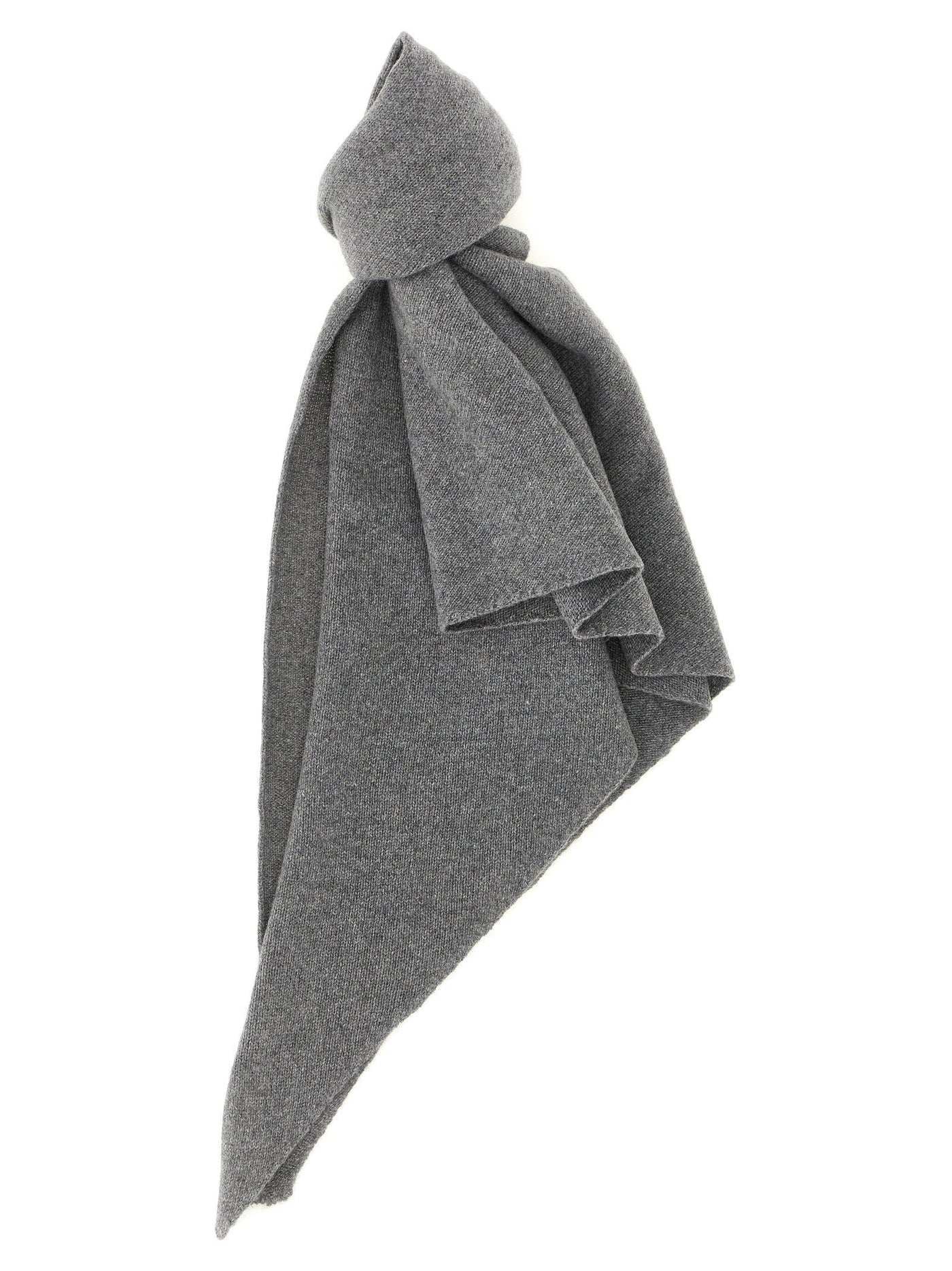 Nude Pure Cashmere Scarf — Gray Scarfs