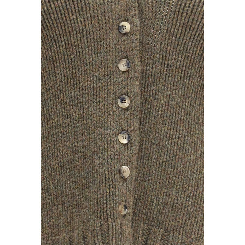 Bicolor Cashmere Cardigan