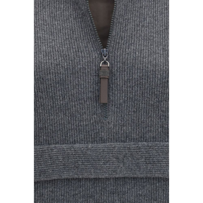 Gray Cashmere Sweatshirt