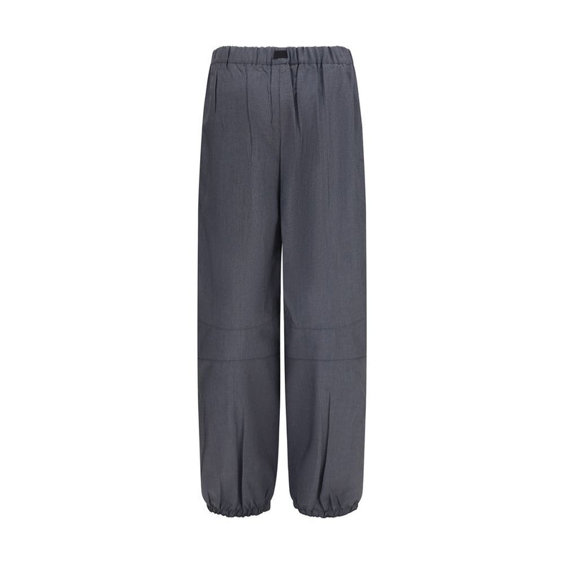 Gray Wool Oves Aries Casual Pants