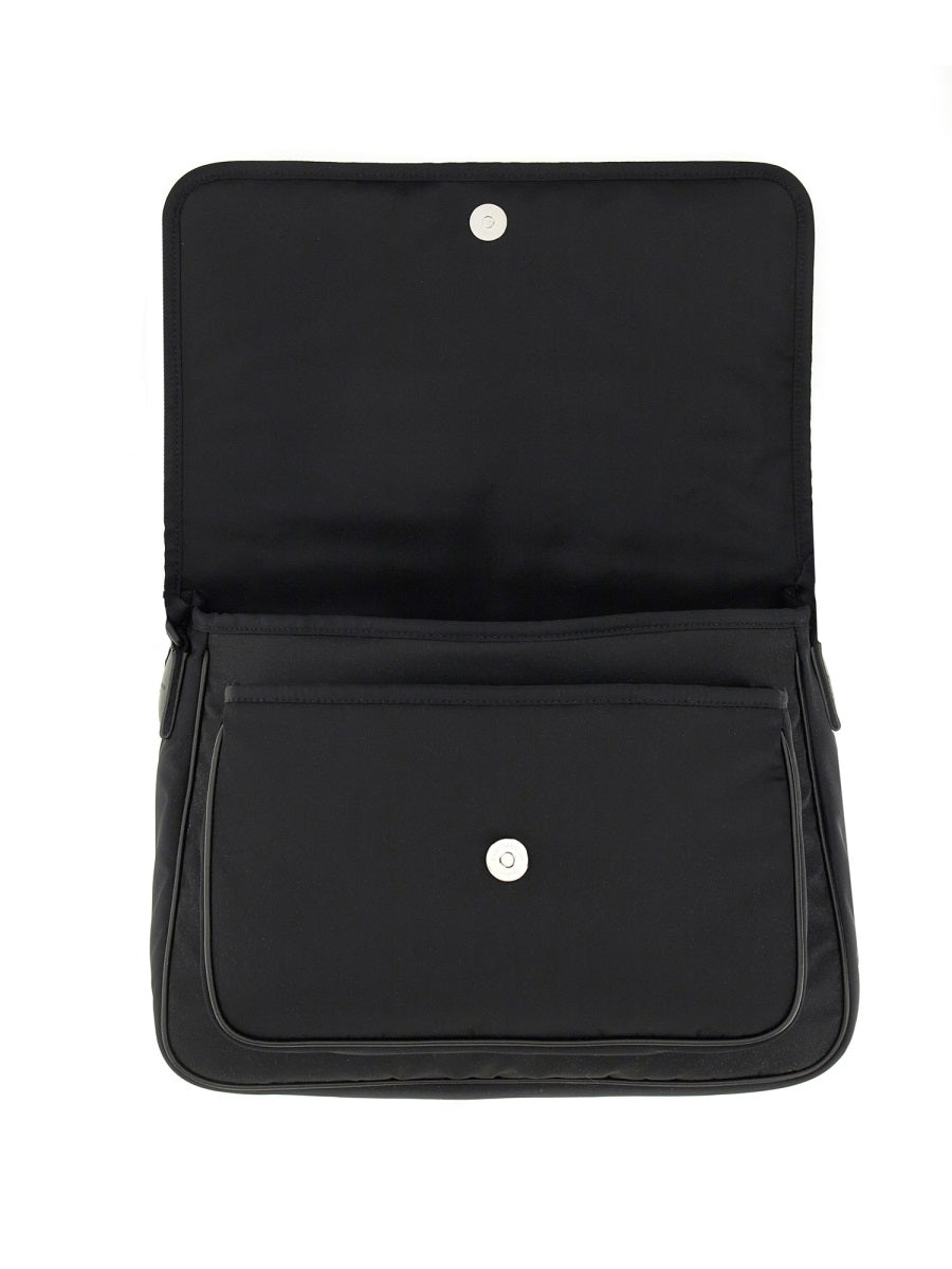 Saint Laurent Shoulder Bag — Black Polyamide