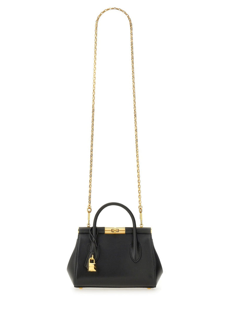 Dolce & Gabbana Top Handle Bag — Black Calf