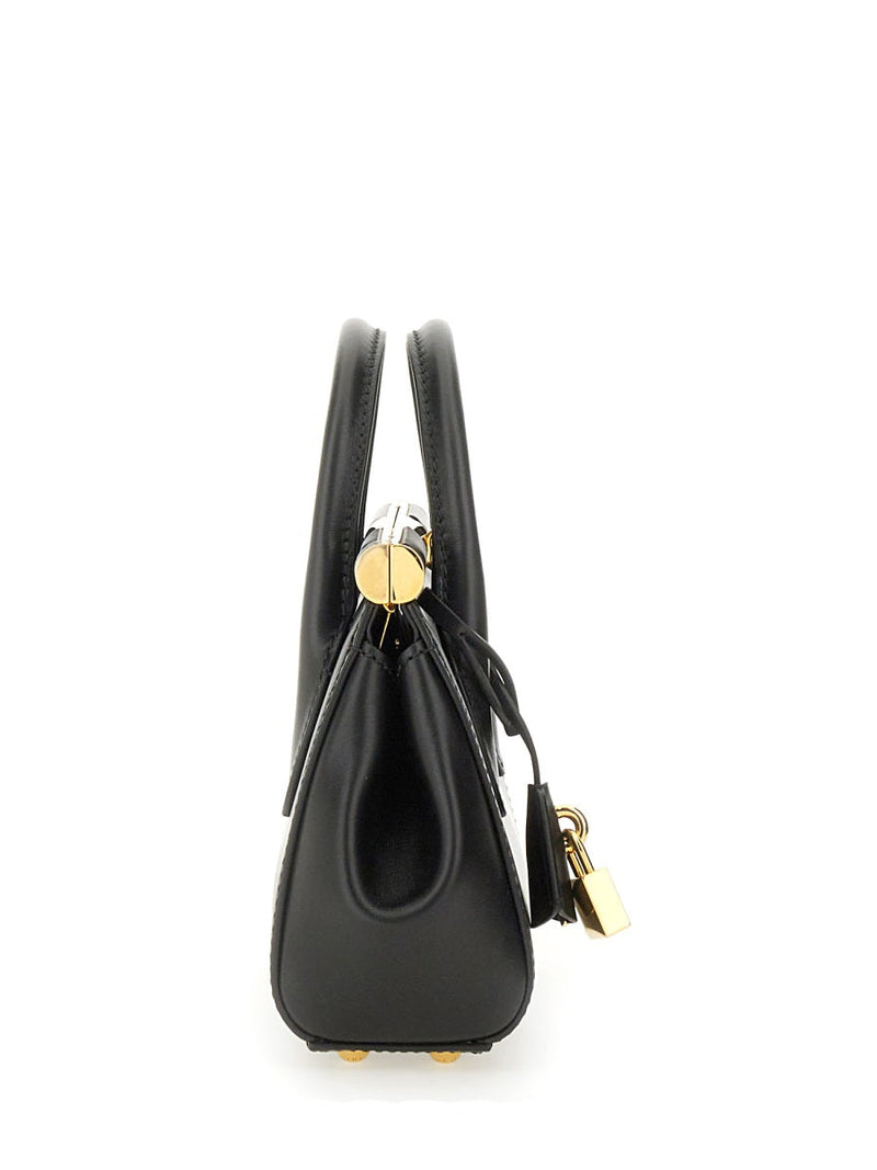 Dolce & Gabbana Top Handle Bag — Black Calf