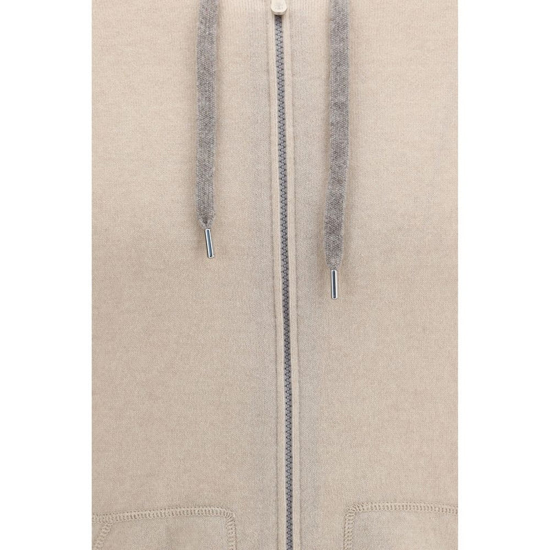 Beige Cashmere Sweatshirt