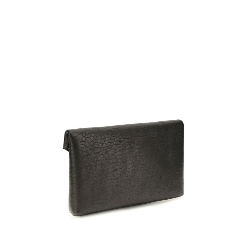 Black Lamb Ovis Aries Clutch Bag