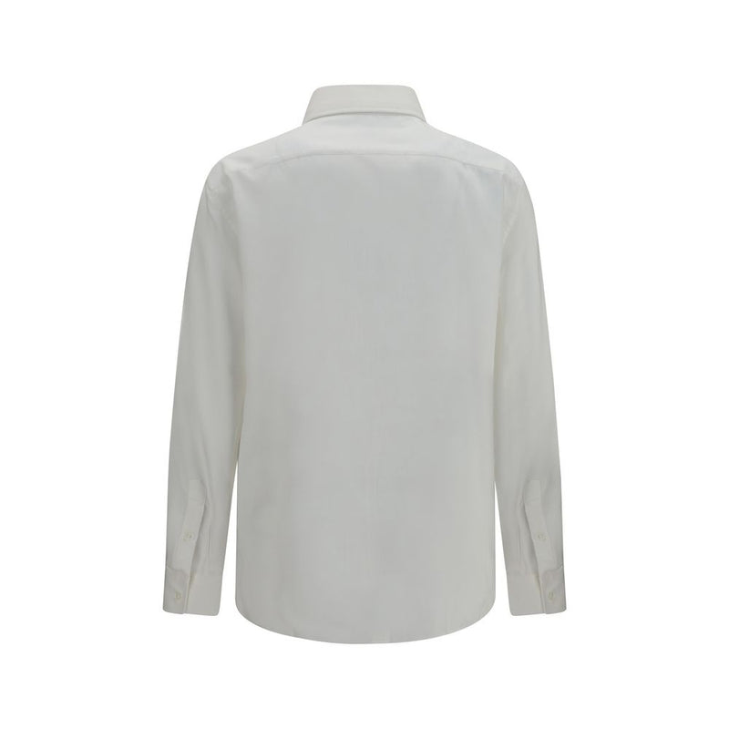 White Cotton Dress Shirt