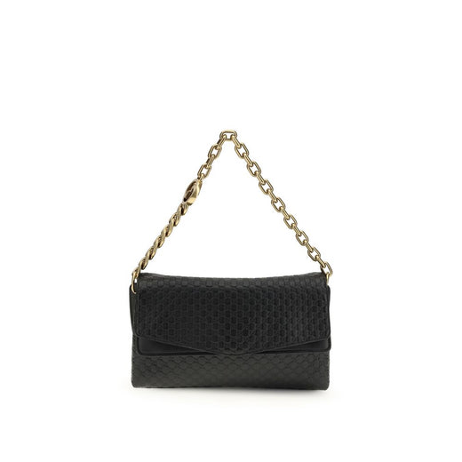 Black Calf Leather Bos Taurus Shoulder Bag
