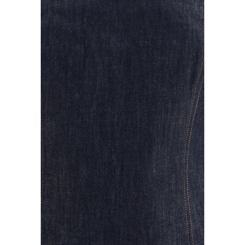 Blue Cotton Bodysuit