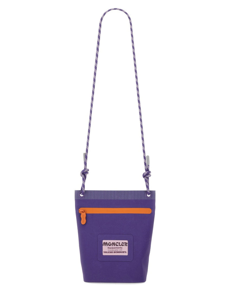 Moncler Amoeba Clutch — Purple Polyamide/nylon