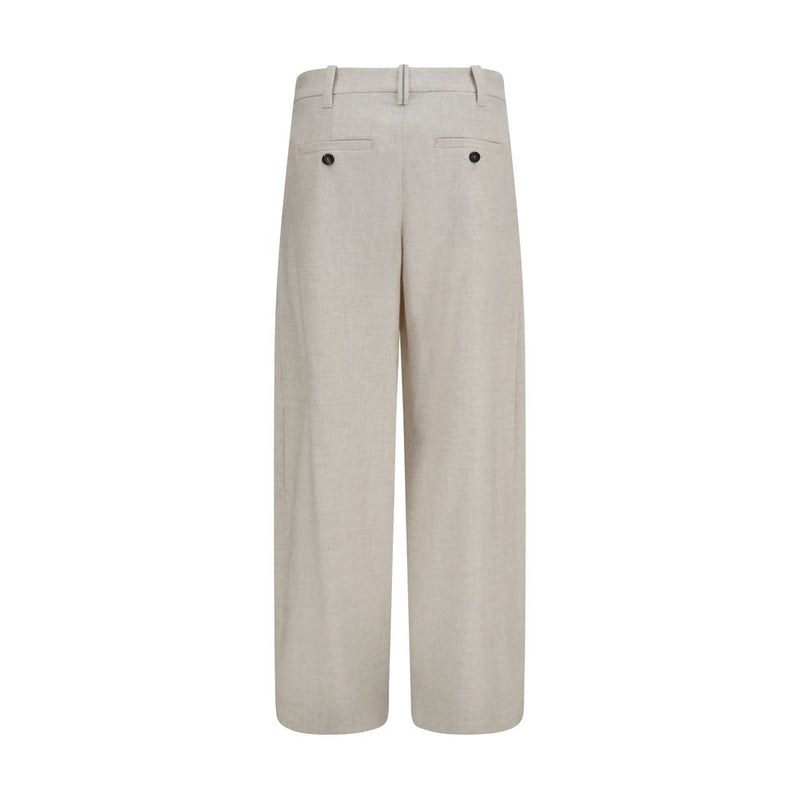 Beige Wool Oves Aries Dress Pants