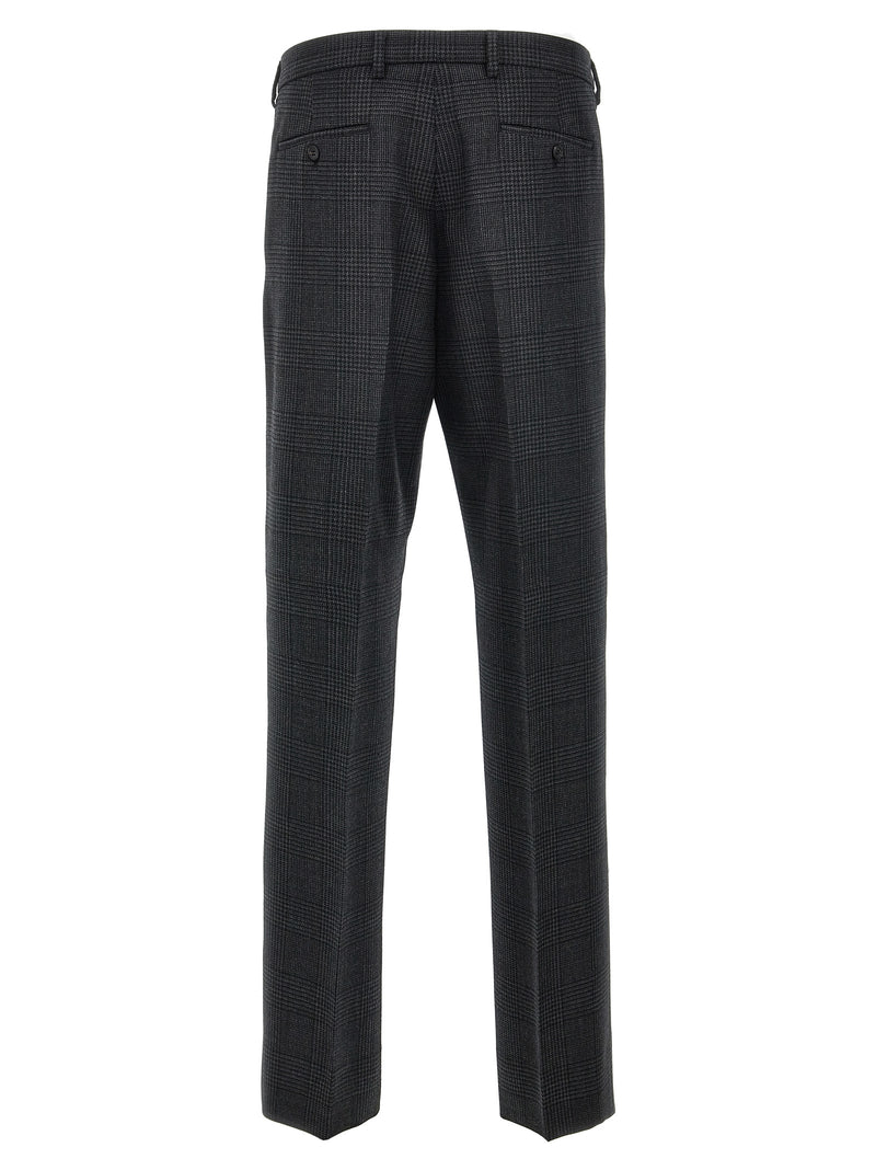 Gray Virgin Wool Dress Pants