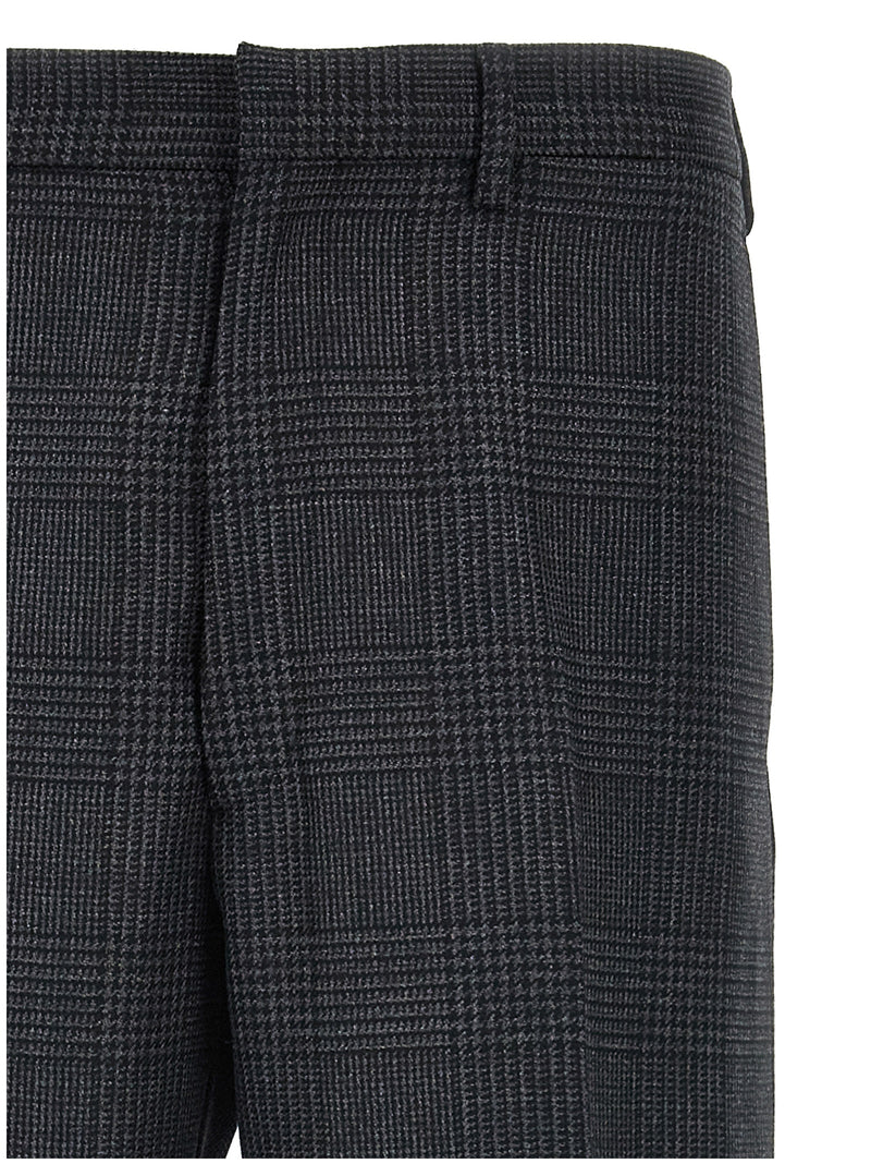 Gray Virgin Wool Dress Pants