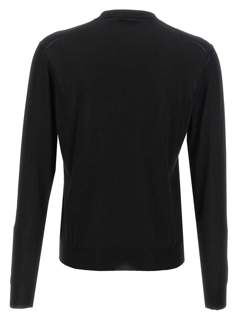 Black Silk Cardigan