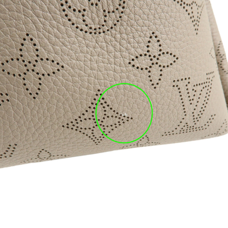 Louis Vuitton Babylone Mahina Leather Beige Bag