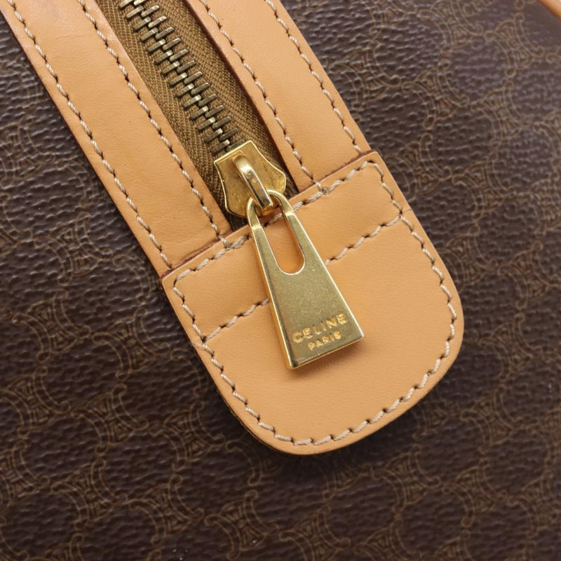Celine Handbag Canvas Brown Bag