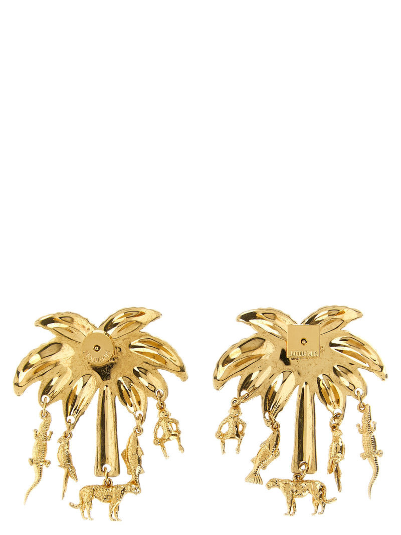 Gold Brass Earrings
