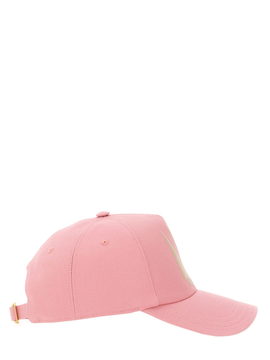 Valentino Garavani 6w2hda41wgj_9mu Baseball Cap — Pink Cotton Caps