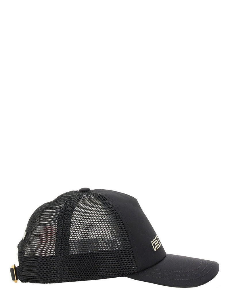 Valentino Garavani 6y2hda41alz_res Polyester Baseball Cap — Black Emerald Caps