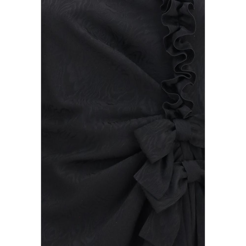 Black Silk Cocktail Dress