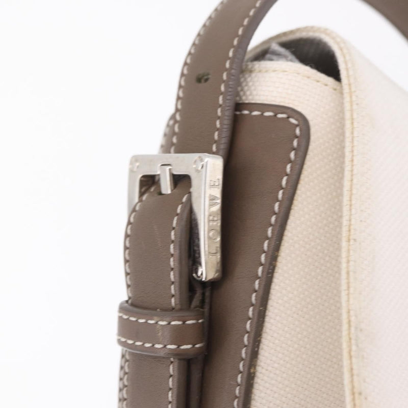 Loewe Shoulder Bag Canvas White