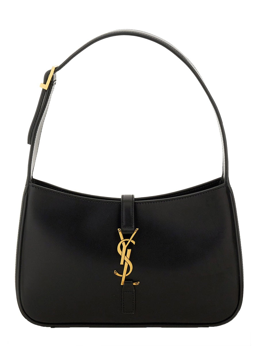 Saint Laurent Hobo Bag — Black Calf Skin