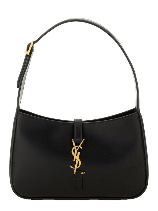 Saint Laurent Hobo Bag — Black Calf Skin