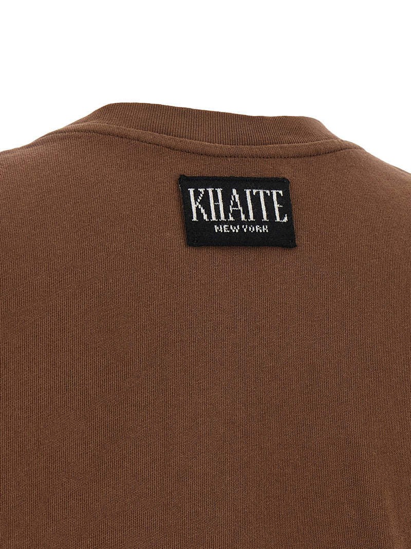 Brown Cotton T-Shirt
