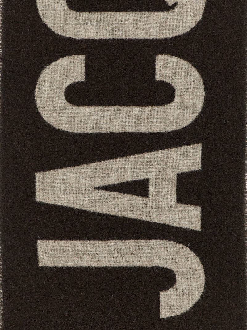 Brown Wool Foulard