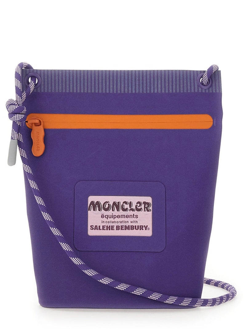 Moncler Amoeba Clutch — Purple Polyamide/nylon