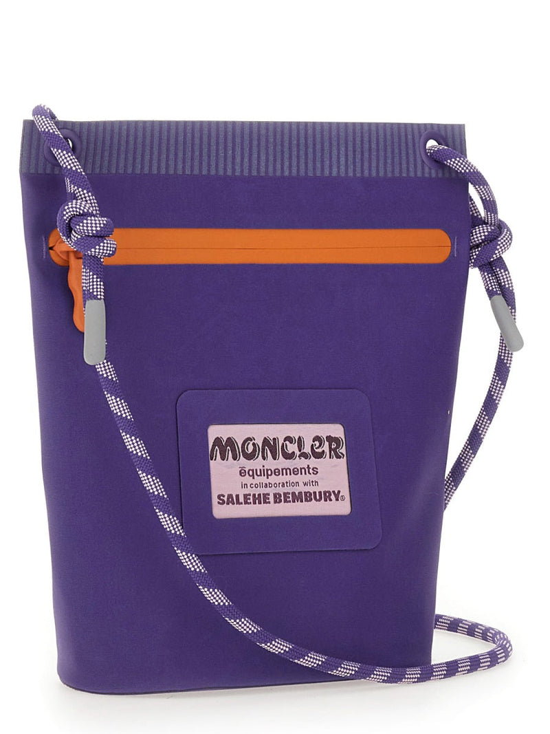 Moncler Amoeba Clutch — Purple Polyamide/nylon