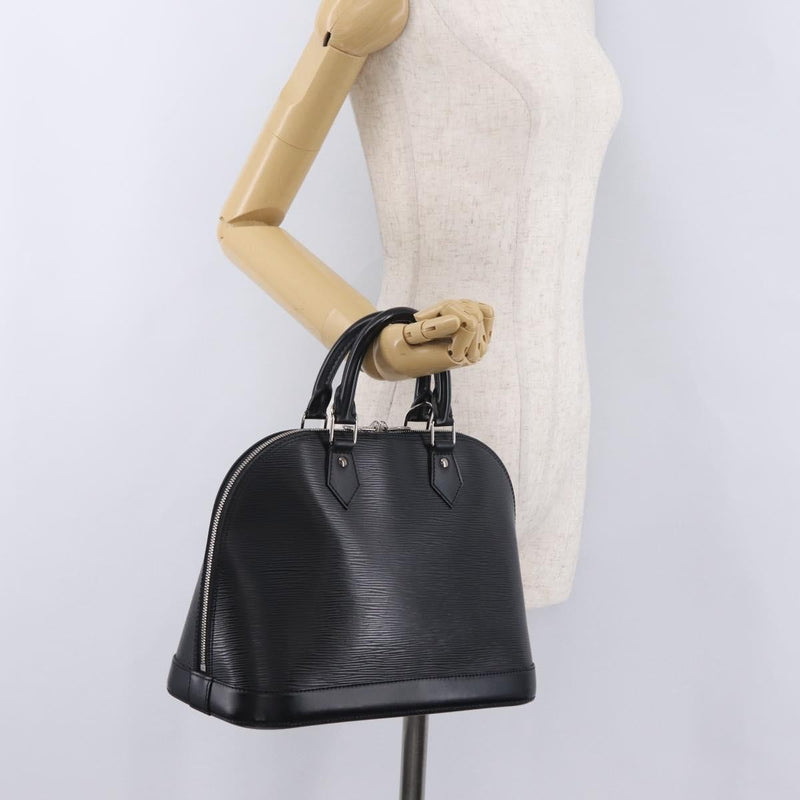 Louis Vuitton Alma Epi Leather Black Bag
