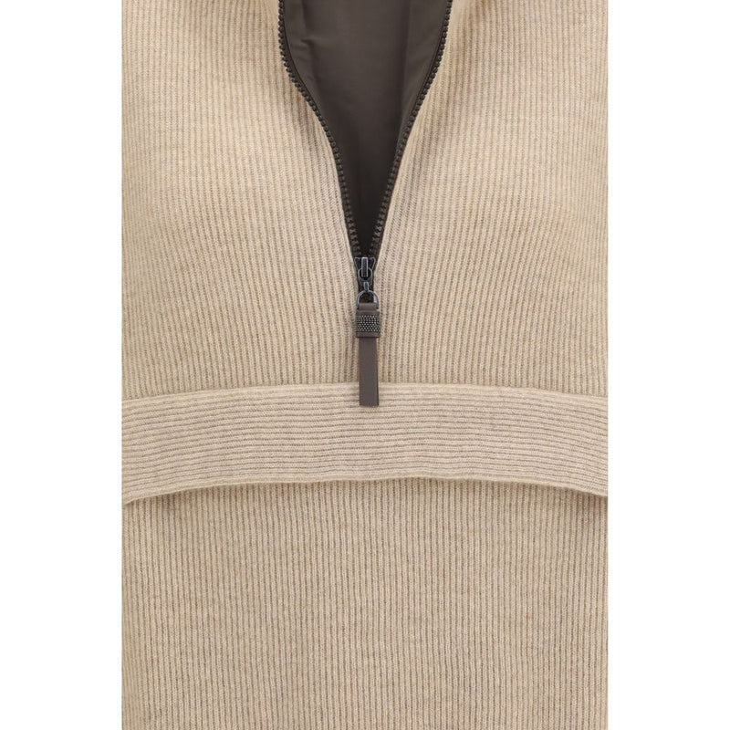 Beige Cashmere Sweatshirt