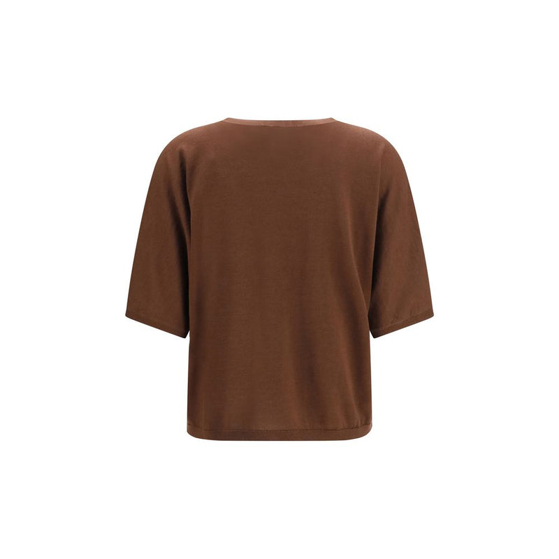 Brown Cashmere Sweatshirt