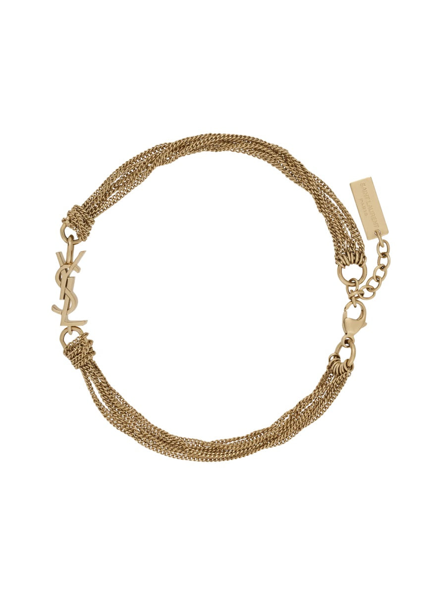 Saint Laurent Cassandra Bracelet — Gold Brass Bracelets