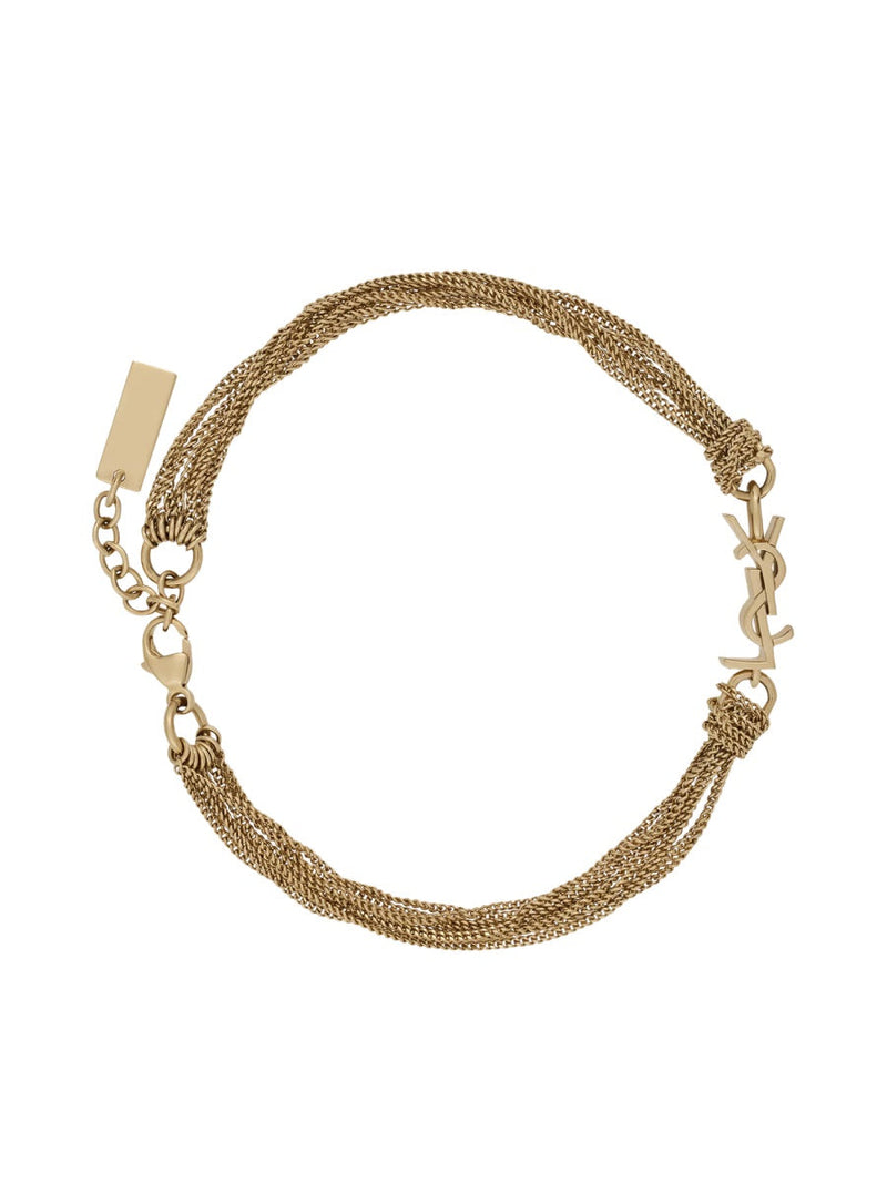 Saint Laurent Cassandra Bracelet — Gold Brass Bracelets