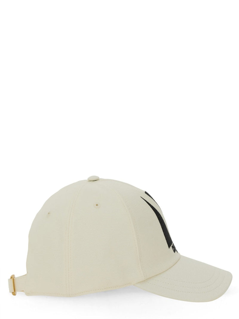 Valentino Garavani 6y2hda41wgj_0an Baseball Cap — White Cotton Caps