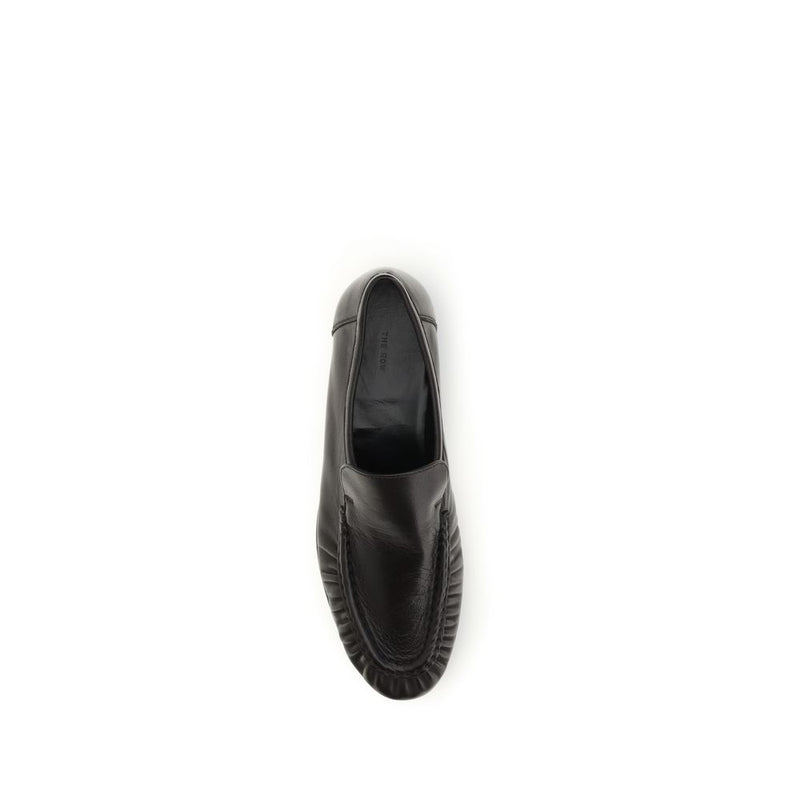 Brown Suede Leather Slip-On Loafers