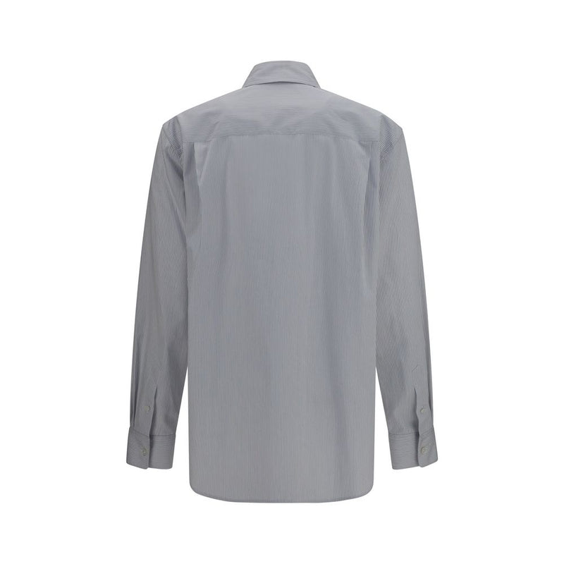 Blue Cotton Dress Shirt