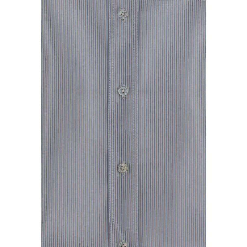 Blue Cotton Dress Shirt