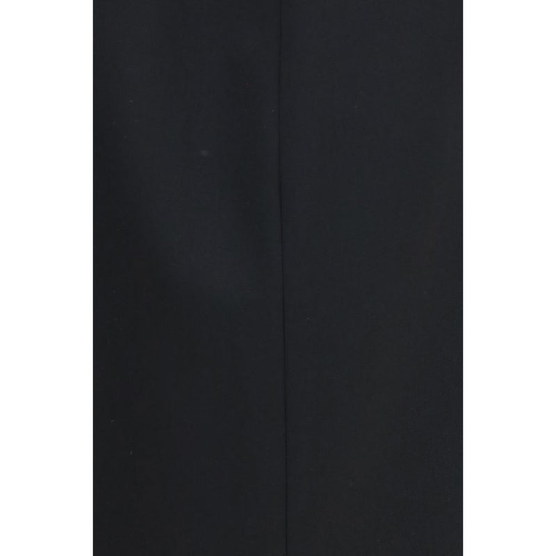 Black Silk Long Skirt